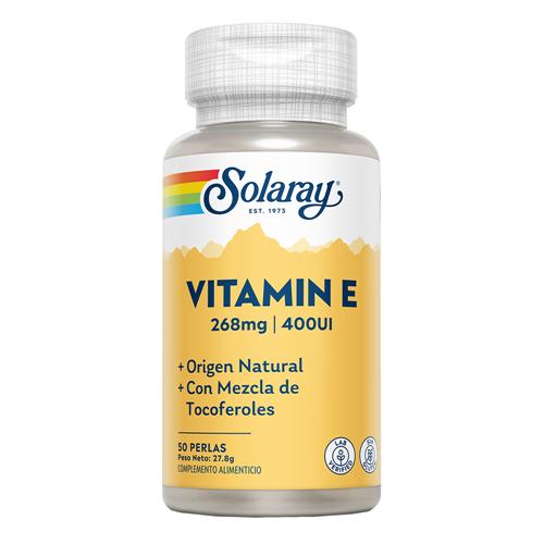 Vitamina E 400 UI Solaray 50 perlas