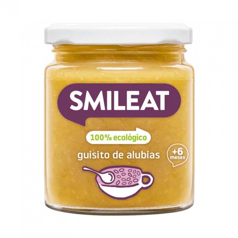 Potito de Guisito de Alubias Smileat Bio 230g