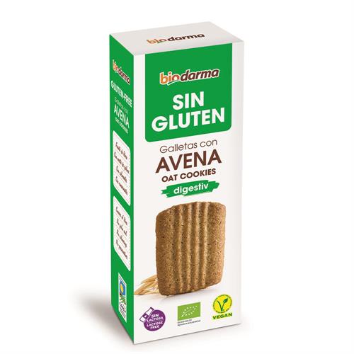 Galletas con Avena Sin Gluten BioDarma Bio 125g