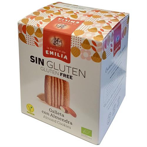 Galletas con Almendra Sin Gluten La Receta de Emilia Bio 125g