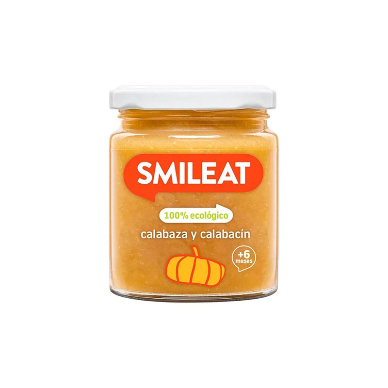 Potito de Calabaza y Calabacin Smileat Bio 230g