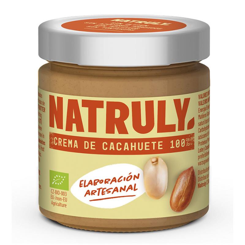 Crema de Cacahuete 100% Natruly Bio 200g