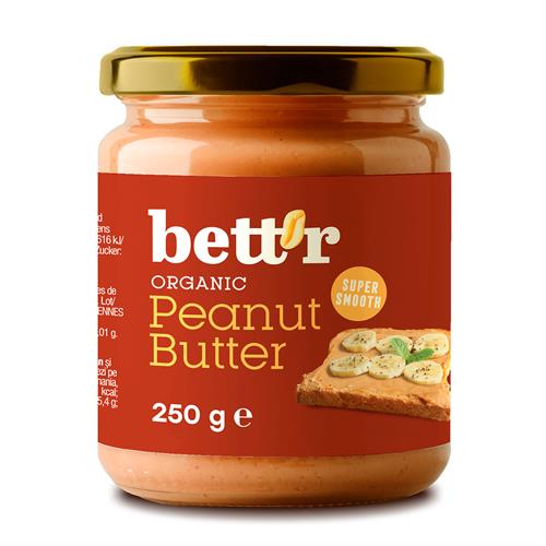 Mantequilla Crema de Cacahuete Vegano Bettr Bio 250g