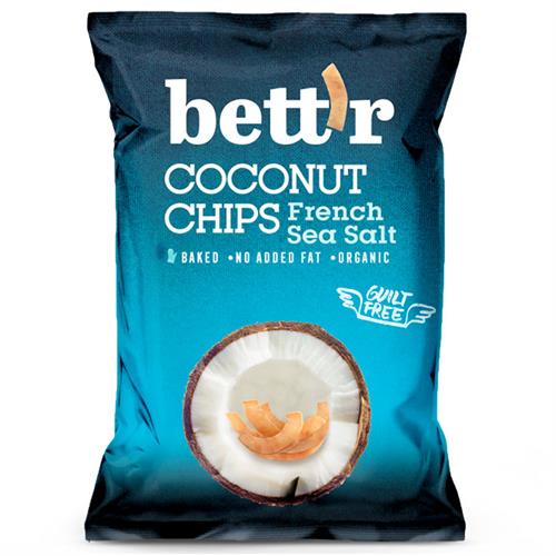 Chips de Coco con Sal Marina Francesa Bettr Bio 40g