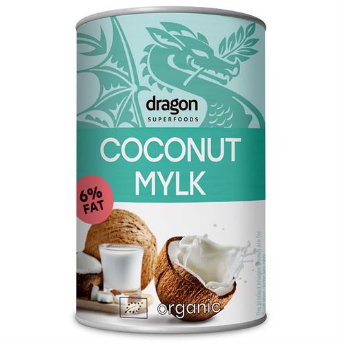 Leche de Coco 6% de Grasa Dragon Superfoods Bio 400ml