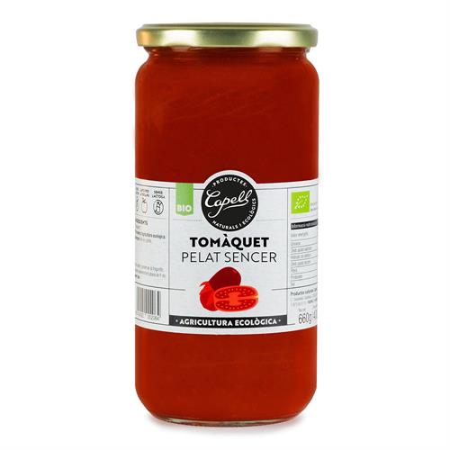 Tomate Pelado Entero Capell Bio 660g