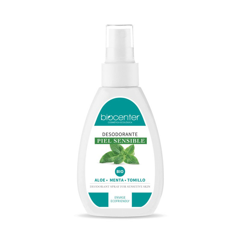 Desodorante Spray Piel Sensible Aloe Menta y Tomillo Biocenter Bio 100ml