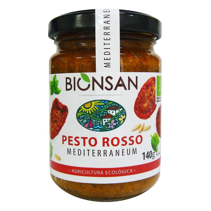 Pesto Rojo Rosso con Piñones Bionsan Bio 140g