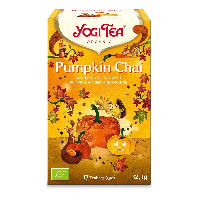 Infusión Pumpkin Chai Yogi Tea Bio 17 Bolsitas 32,3g