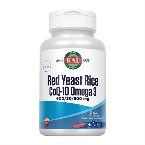 Red Yeast Rice CoQ 10 Omega 3 Kal 60 Perlas