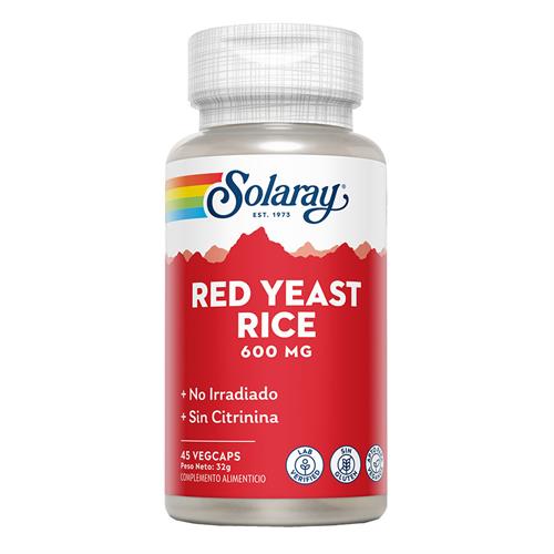 Red Yeast Rice 600 mg Solaray 45 VegCaps