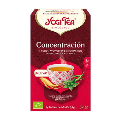 Infusión Concentración Yogi Tea Bio 17 Bolsitas 32,3gg