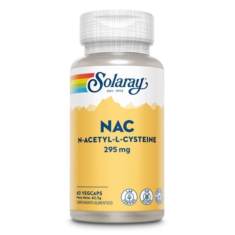 NAC (N-Acetil Cisteína) Solaray 295mg 60 VegCaps
