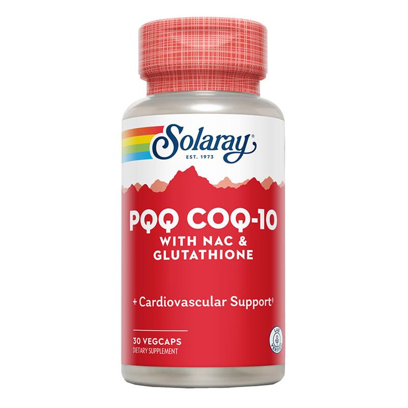 PQQ CoQ-10 Solaray 30 Cápsulas