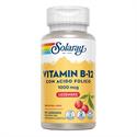Vitamina B 12 con Ácido Fólico Solaray 90 Comprimidos Sublinguales