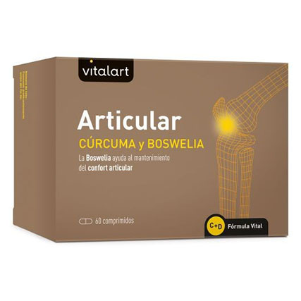 Articular con Cúrcuma y Boswelia Vitalart 60 Comprimidos