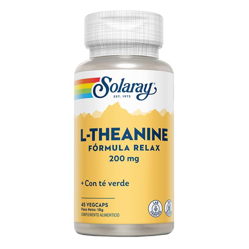 L-Theanine 200 mg Solaray 45 VegCaps