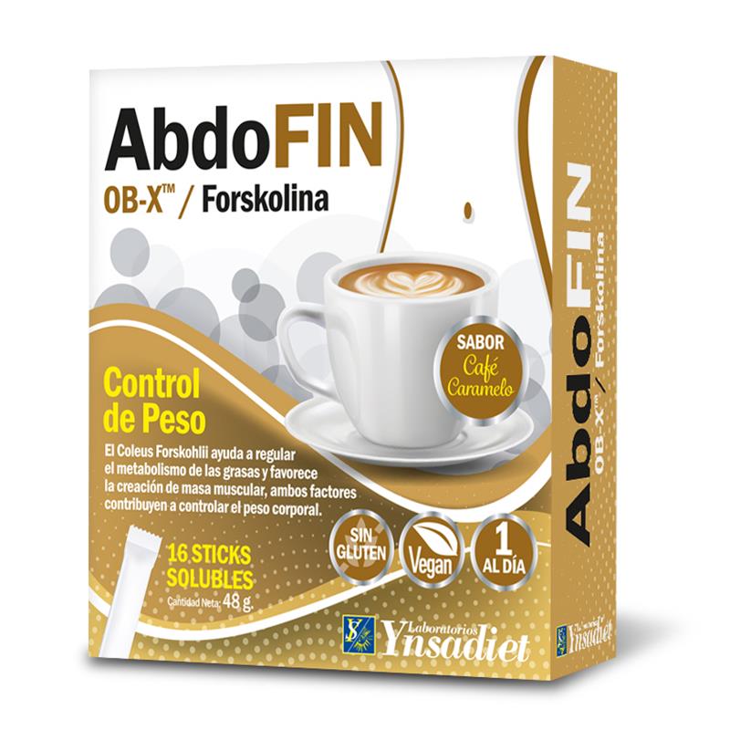AbdoFIN Café Caramelo 5g Ynsadiet 16 Sticks Solubles