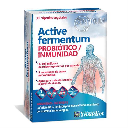 Active Fermentum Inmunidad Zentrum Ynsadiet 30 Cápsulas