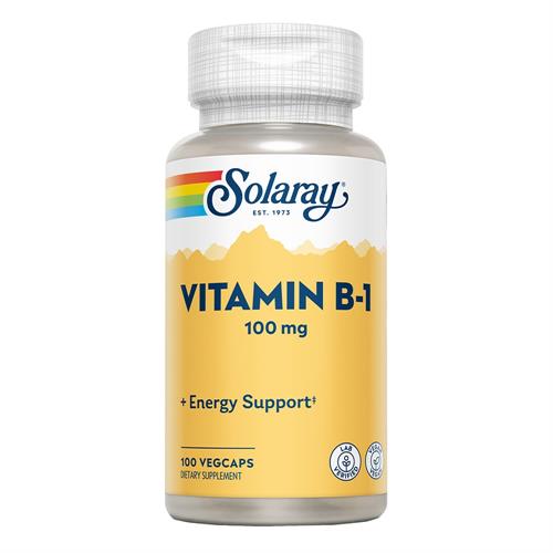 Vitamina B1 100 Mg Solaray 100 VegCaps