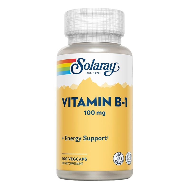 Vitamina B1 100 Mg Solaray 100 VegCaps