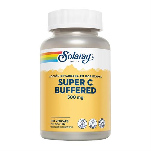 Super Vitamina C Acción Retardada Solaray 100 VegCaps