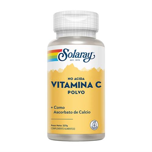 Vitamina C No Ácida en Polvo Solaray 227g