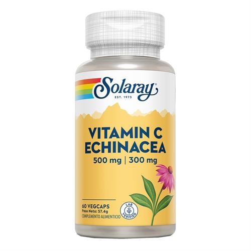 Vitamina C con Equinácea Solaray 60 VegCaps