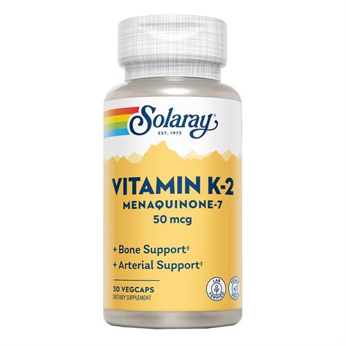 Vitamina K2 Menaquinone 7 Solaray 30 VegCaps