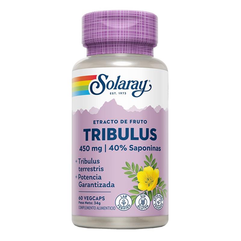 Extracto de Tribulus 40% Saponinas Solaray 60 VegCaps