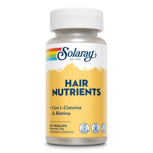 Hair Nutrients con L-Cisteína y Biotina Solaray 60 VegCaps