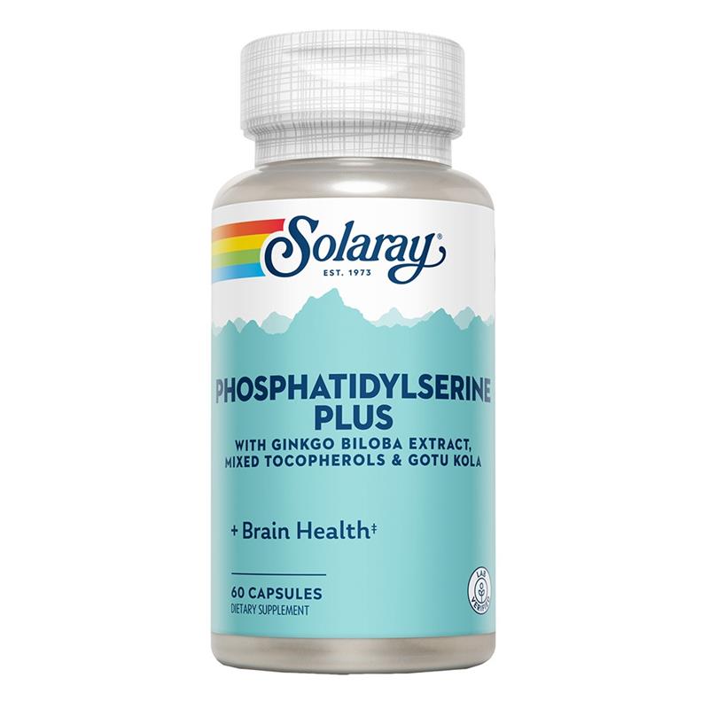 Phosphatidylserine Plus Fosfatidilserina Solaray 60 Cápsulas