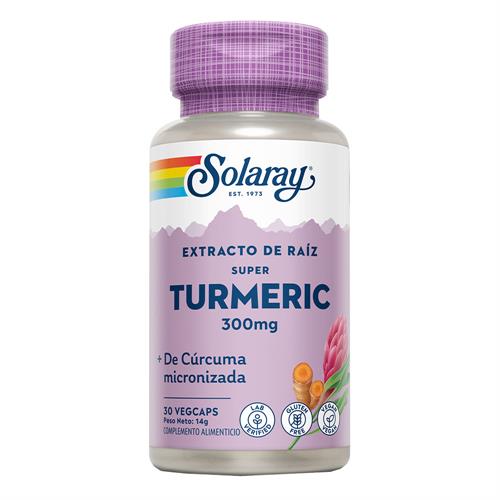 Super Cúrcuma (Super Turmeric) 300 mg Solaray 30 VegCaps