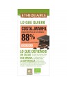 Chocolate Negro Costa de Marfil 88% Ethiquable Bio 100g
