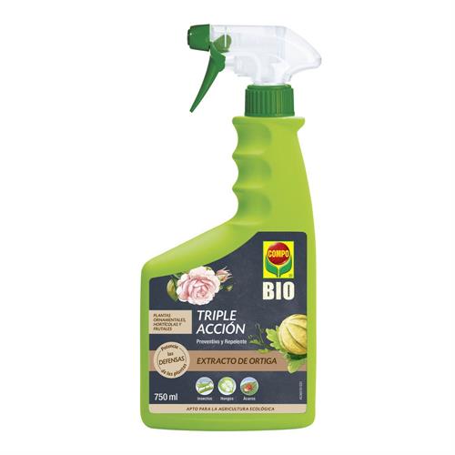 Triple Accion Insecticida Fungicida y Acaricida Compo Bio 750ml