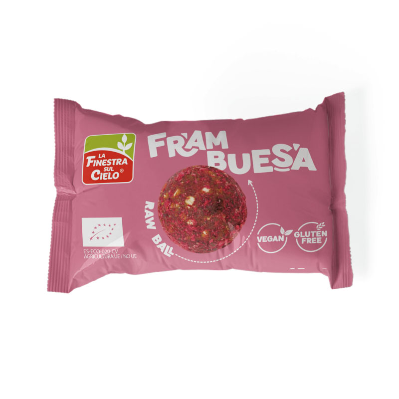 Energy Ball Frambuesa Bio Sin Gluten 25g