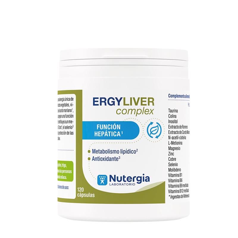 ErgyLiver Complex Nutergia 120 cápsulas