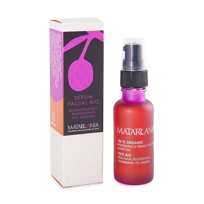 Serum Facial Regenerador y Reafirmante Piel Madura Matarrania Bio 30ml