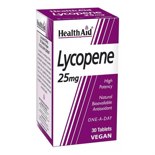 Licopeno 25 mg HealthAid 30 Comp