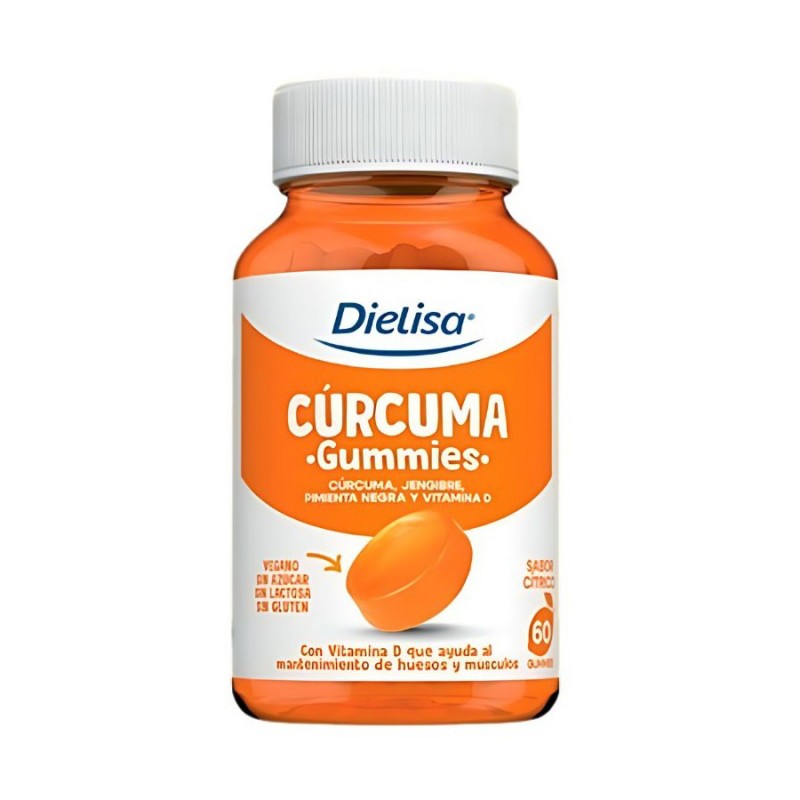 Cúrcuma Gummies Dielisa 60 Gominolas 180g