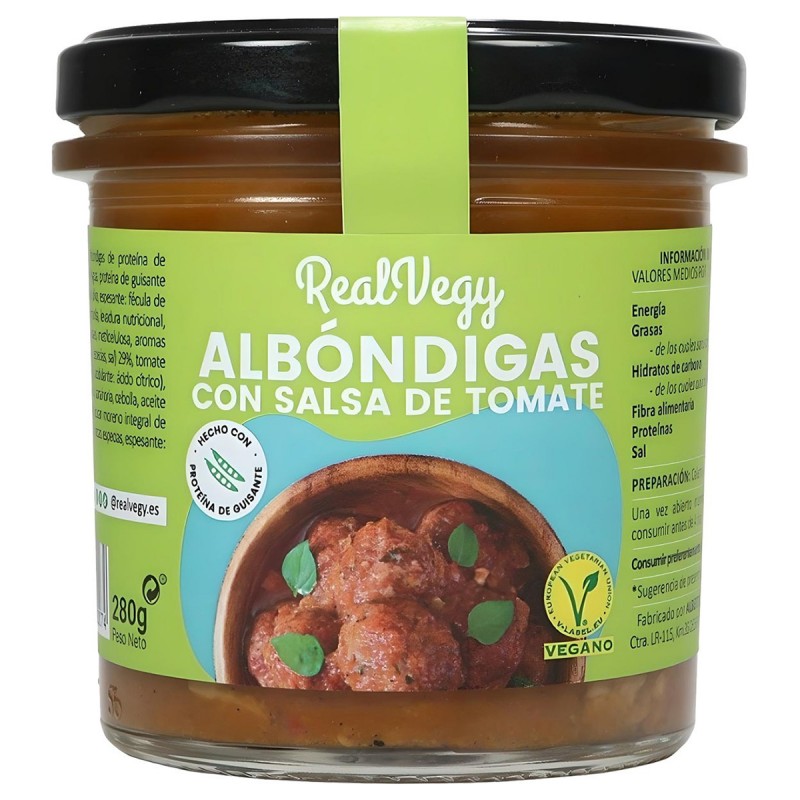 Albóndigas Real Vegy en Bote de Cristal Emperatriz 280g