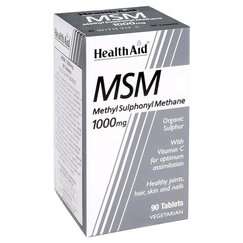 MSM (Metilsulfonilmetano) 1.000 mg HealthAid 90 Comp
