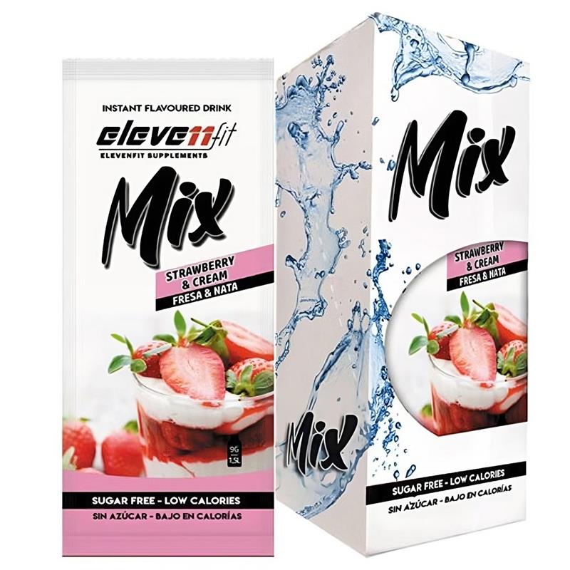 MIX Fresa y Nata (Strawberry & Cream) 12 uds Elevenfit 9g