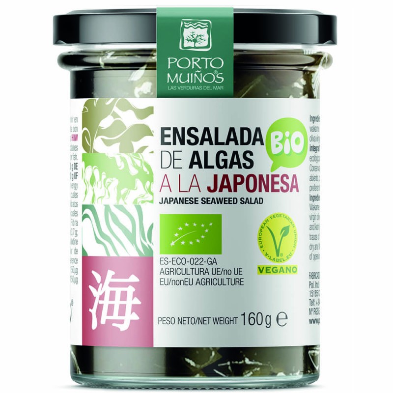 Ensalada de Algas a la Japonesa en Cristal Bio 180g