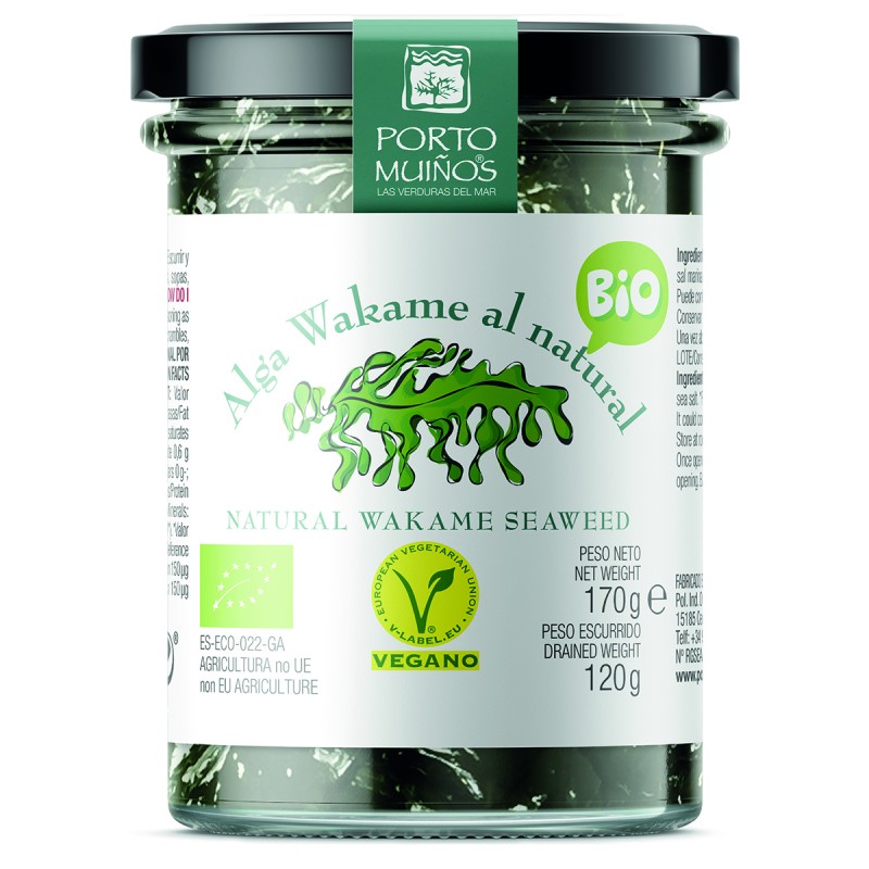 Wakame al Natural en Cristal Bio 170g