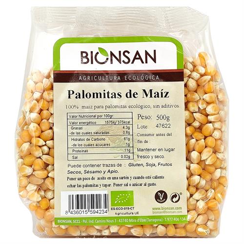 Maiz para Palomitas Bionsan Bio 500g