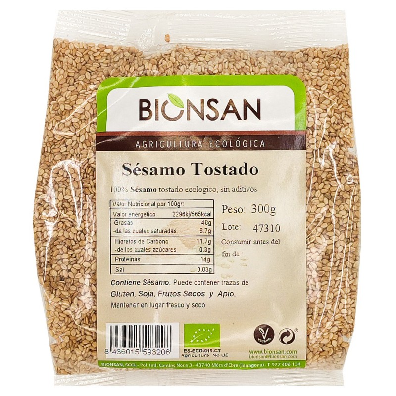 Sesamo Tostado Bionsan Bio 300g