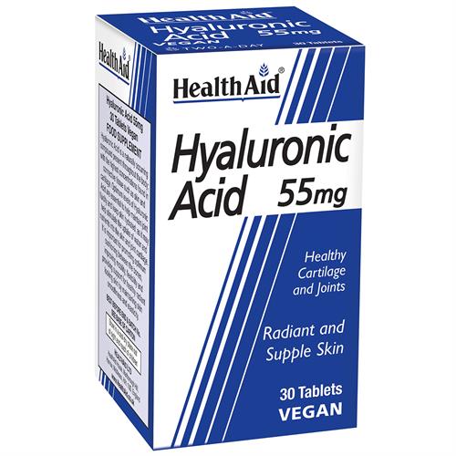 Ácido Hialurónico 55 mg HealthAid 30 Comp