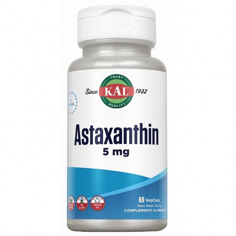 Astaxanthin 5 mg Kal 60 VegCaps