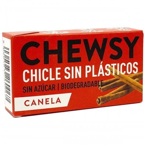 Chicle Sin Plásticos de Canela Chewsy 15g